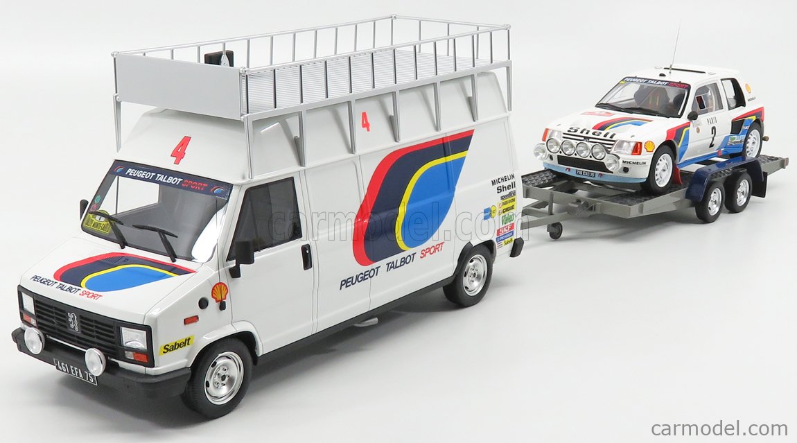 DECAL 1/43 PEUGEOT Talbot Sport Fourgon Assistance Rallye Monte Carlo
