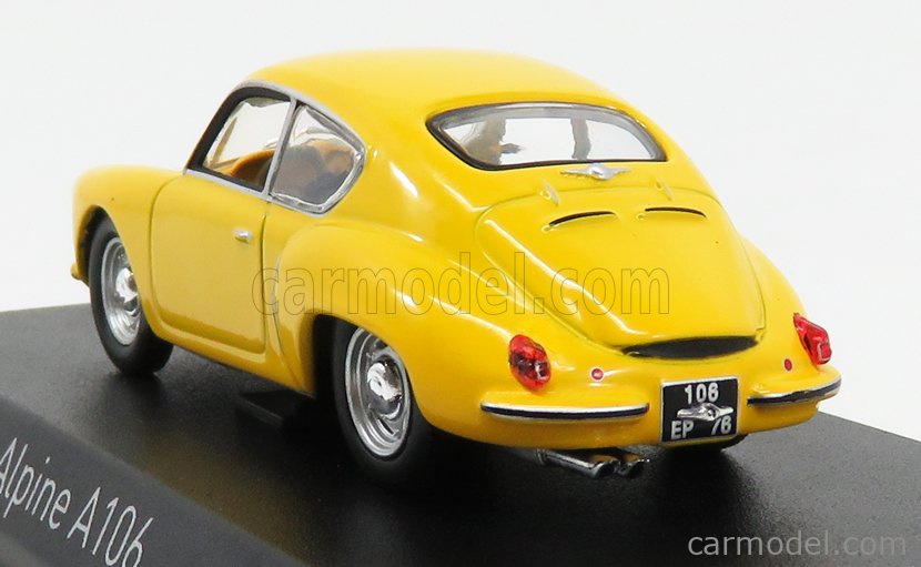 Alpine Renault A106 1956 Yellow   1/43 NOREV 517822 