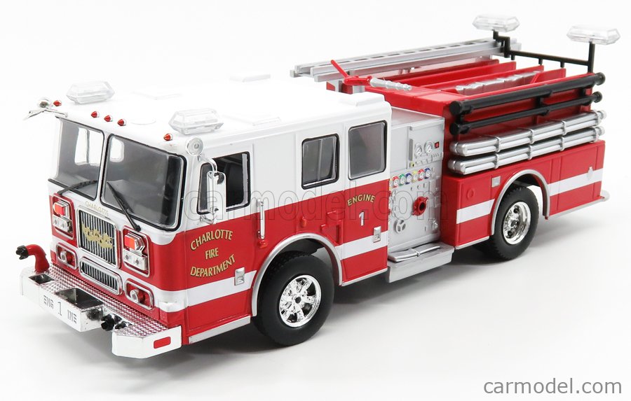 Ixo ixotrf 006-seagrave marauder II-charlotte firefighters 1/43 
