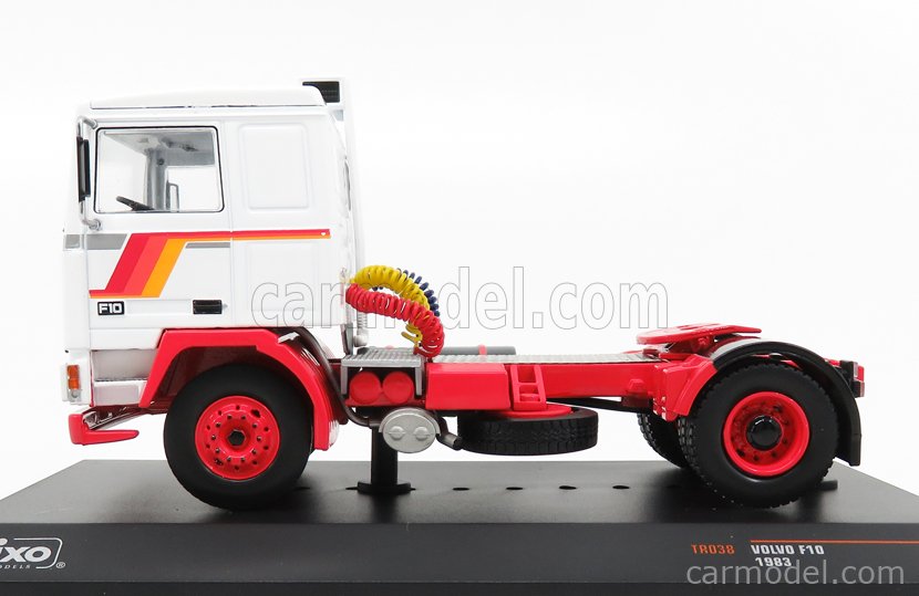 Volvo F10 Turbo 6 Intercooler Tractor Truck 2-Assi 1983 White Red IXO 1:43 TR038 