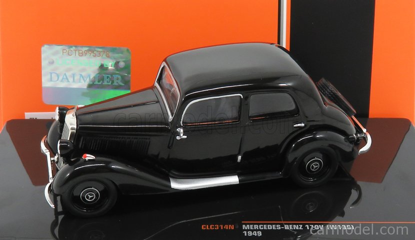 MERCEDES BENZ 170 V MODEL CAR MAROON 1949 1:43 SCALE CLASSIC SALOON IXO K8 