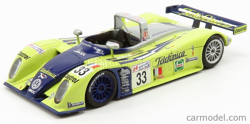 1/43 Spark Reynard 2KQ - LM Volkswagen 2000 24 Hours of Le Mans Car #34 TR400