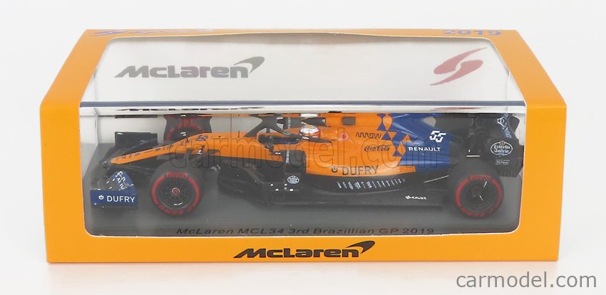 McLAREN - F1 MCL34 TEAM MCLAREN F1 N 55 3rd BRAZILIAN GP 2019 C.SAINZ Jr.