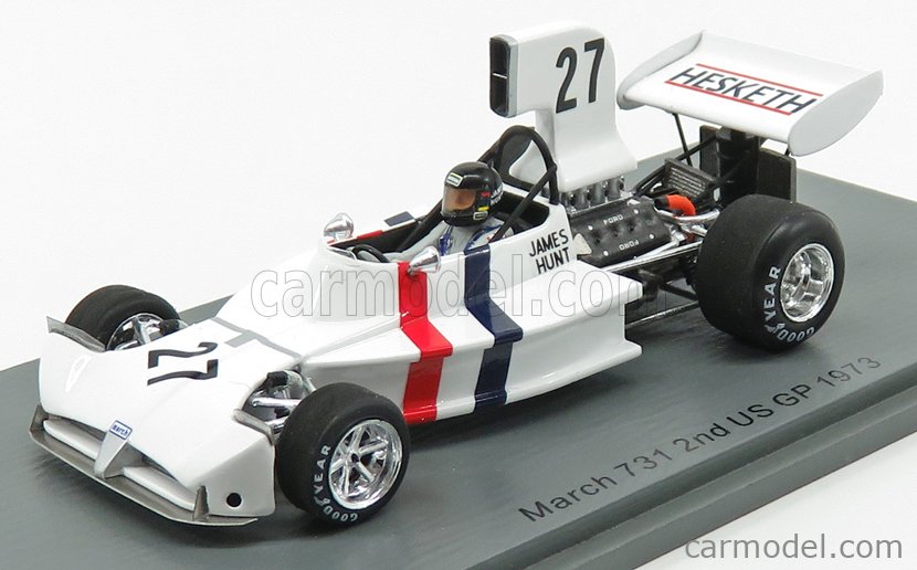 Miniature Spark March 731 F1 1/43 - Monaco GP 1973, James Hunt, Occasion