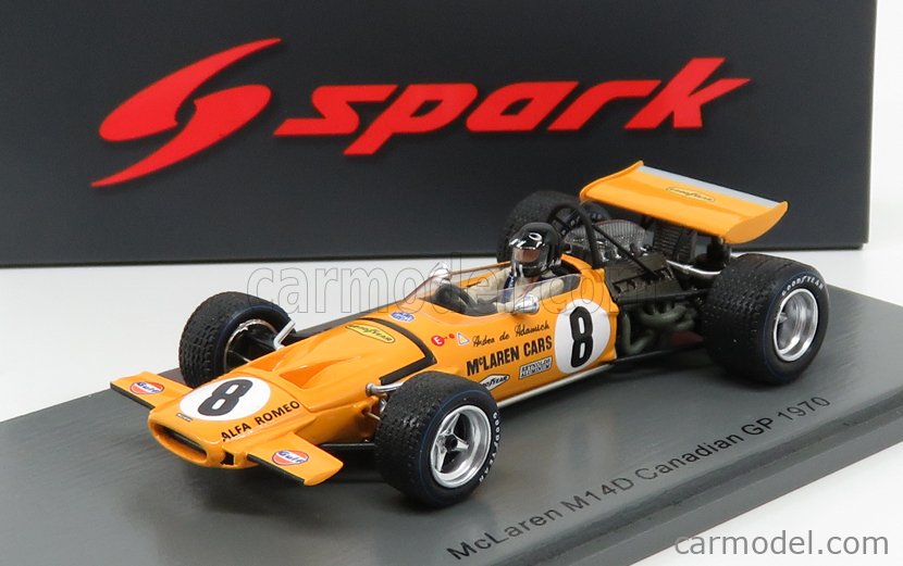 在庫あり■スパークモデル 1/43 1970 マクラーレンM14D #8 A.D.アダミッチ カナダGP レーシングカー