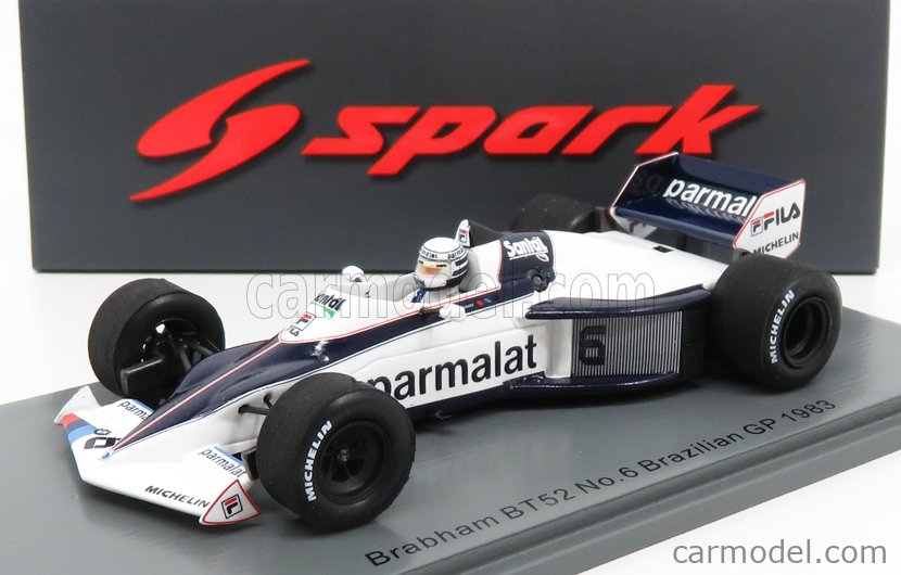 SPARK S4349 BRABHAM BT55 NO. 7, GP Monaco 1986 Riccardo Patrese - Boutique  Auto Moto / SPARK
