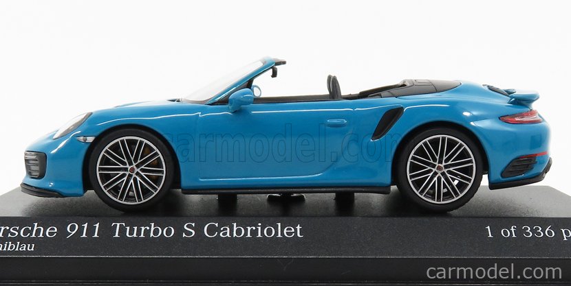 Details about   Minichamps 1/43 2017 Porsche 911 Turbo Cabriolet BLUE 410067182 991.2