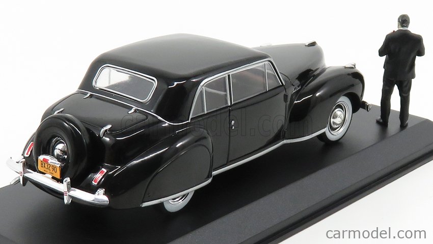 Lincoln Continental 1941 schwarz Der Pate mit Don Corleone Figur Modellauto 1:43 