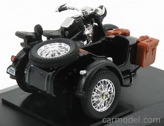 HONGWELL 92140 Scale 1/43 | ZUNDAPP KS750 SIDECAR 1941 BLACK