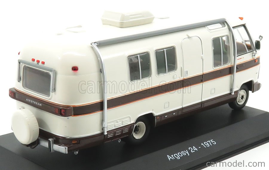 1/43 hachettes IXO キャンピングカー Airstream Argosy 24 1975 モーターホーム - ミニカー