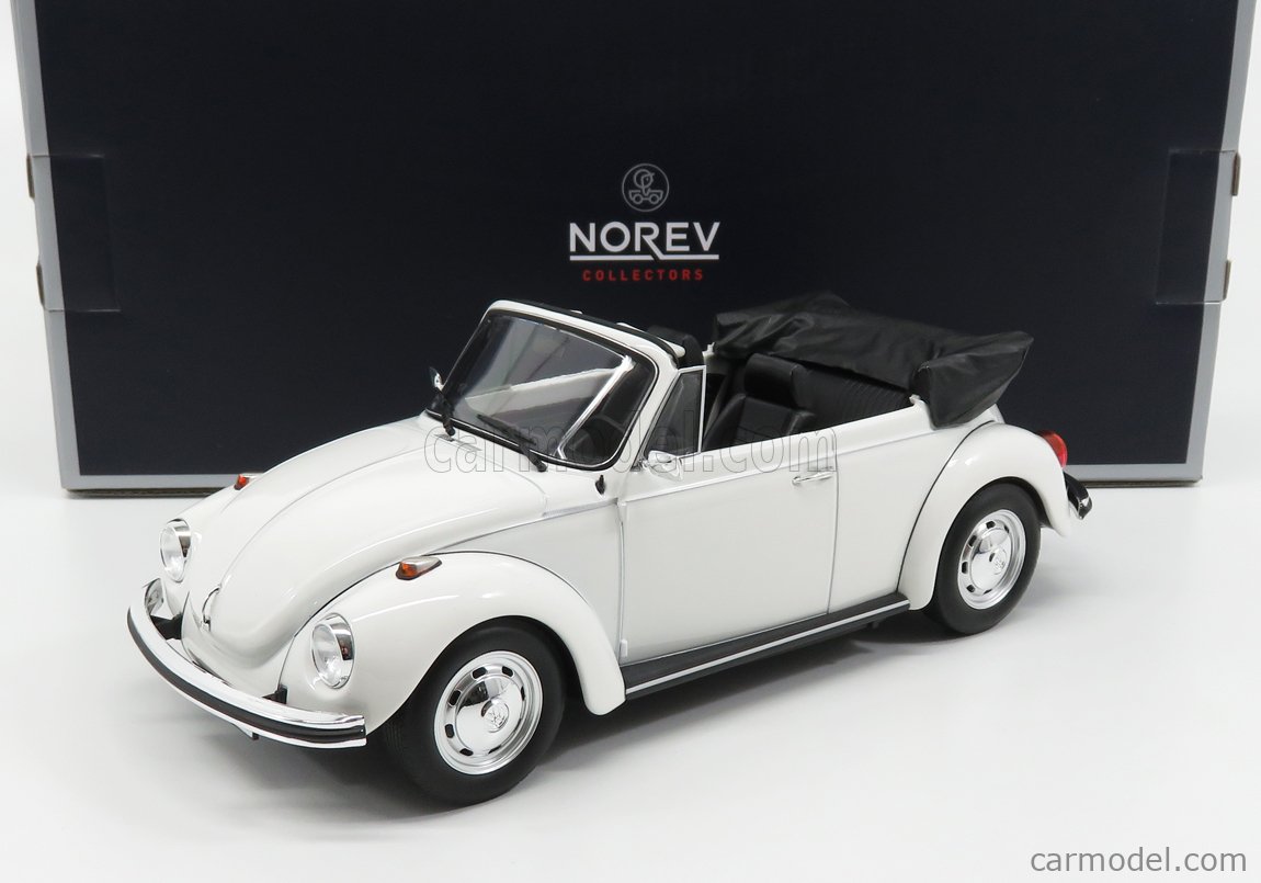 1972 VOLKSWAGEN Beetle 1303 Cabriolet White 1/18 Diecast Model Car NOREV 188524 for sale online 