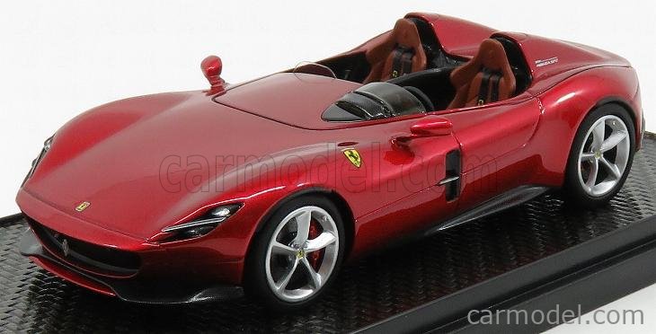 Ferrari Monza Sp2 2018 New Black Daytona Met BBR 1:43 BBRC221A Modellbau