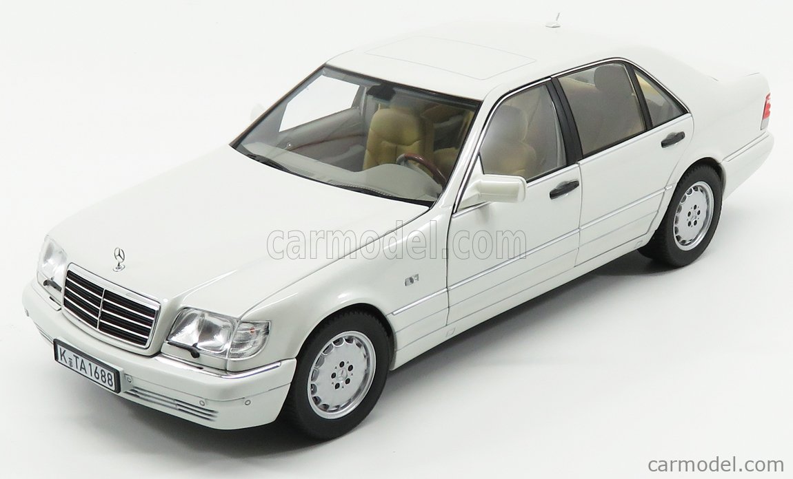 NOREV 183720 Scale 1/18 | MERCEDES BENZ S-CLASS S600 (W140) 1997 WHITE