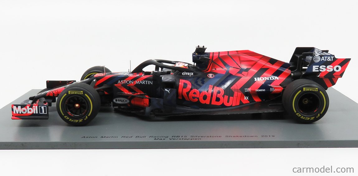 Cars: SPARK 1/18 CAR MODEL F1 RED BULL HONDA VERSTAPPEN SHAKEDOWN  SILVERSTONE 2019 STATIC MODEL NEW