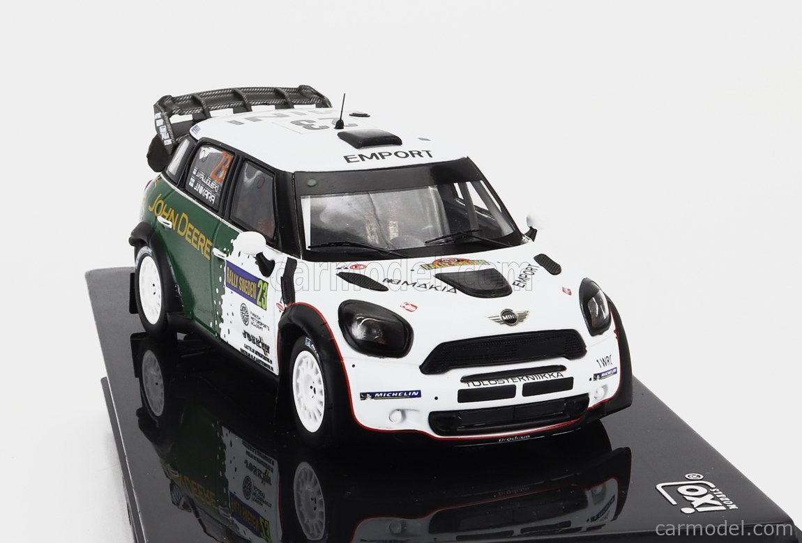 IXO-MODELS RAM547 Scale 1/43 | MINI COOPER JOHN WORKS N 23 RALLY SWEDEN ...