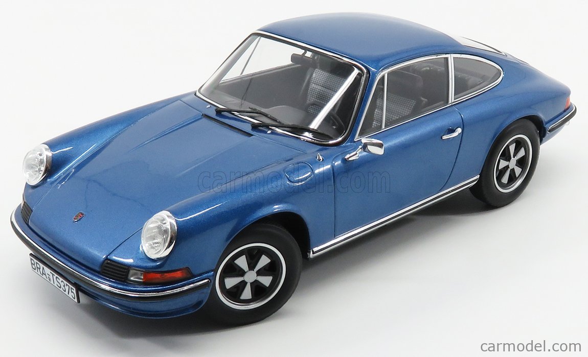 Porsche 901 911S 2.4 Coupe 1973 Blue NOREV 1:18 NV187641 Model