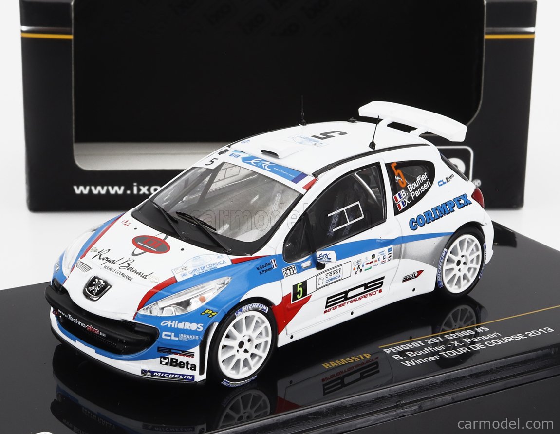 IXO 1:43 RAM387 Peugeot 207 S2000 Rally Ypres Belgium Structo Tsjoen OVP EUR 16,50 - FR