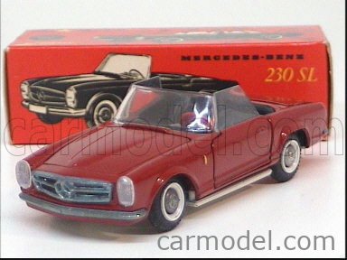 TEKNO 928 Scale 1/43 | MERCEDES BENZ 230 SL CABRIOLET OPEN RED