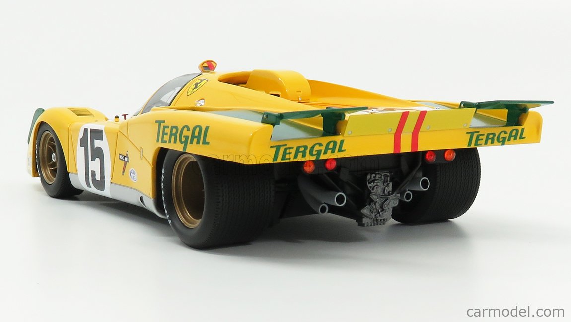 Ferrari 512M Ch.1002 #15 24H Le Mans 1971 N.Vaccarella J.Juncadella 1:18 512LM15 