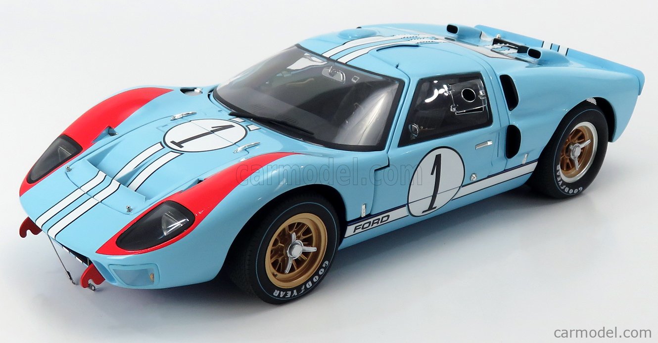 FORD USA - GT40 MKII 7.0L V8 TEAM SHELBY AMERICAN INC. N 1 2nd (BUT REALLY  WINNER) 24h LE MANS 1966 K.MILES - D.HULME