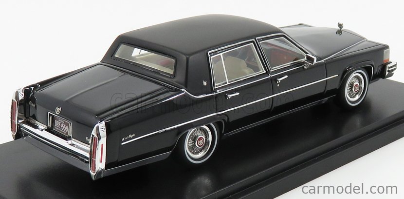 Cadillac Fleetwood Brougham 1980 schwarz Modellauto 1:43 Neo Scale Models 