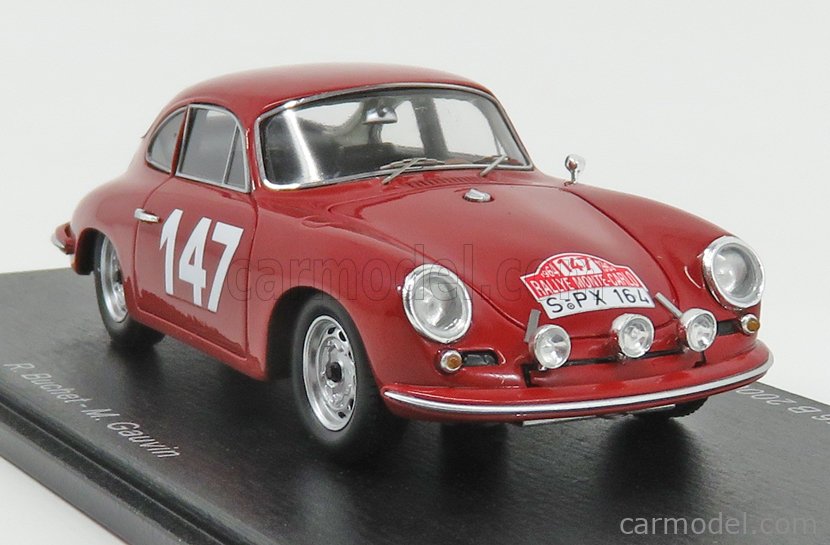 Spark S6143 1/43 PORSCHE 356B T6 CARRERA 2 GT N°291 RALLYE
