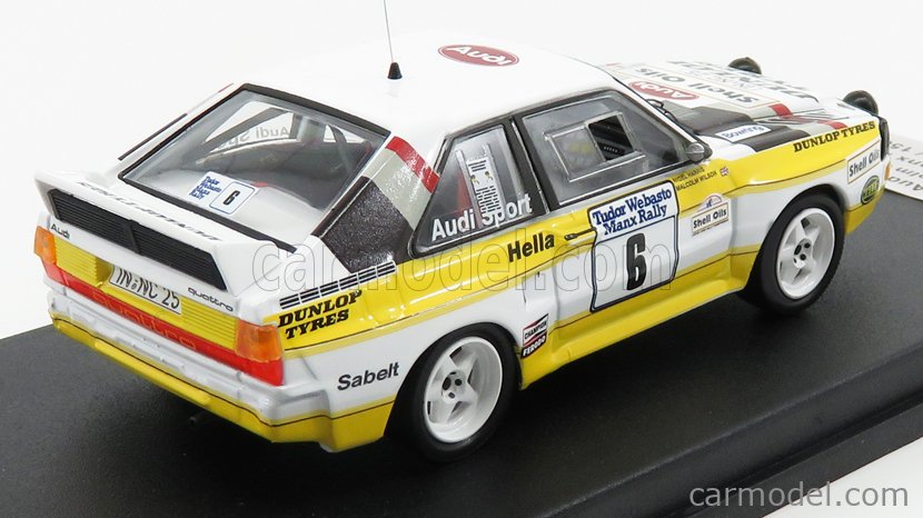 1:43 TROFEU Audi Quattro Sport #2 Manx Isle Of Man Rally 1985