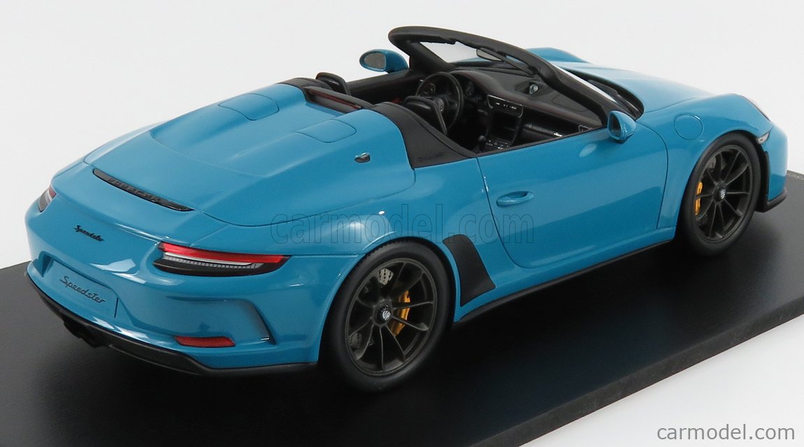 SPARK-MODEL 18S467 Scale 1/18 | PORSCHE 911 991-2 SPEEDSTER 2019 LIGHT BLUE