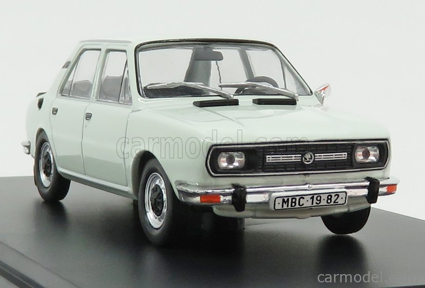 Skoda Garde de 1982 blanc au 1/43 de Abrex ABR143ABS-722EB