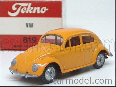 TEKNO 819-2 Scale 1/43 | VOLKSWAGEN BEETLE 1200 YELLOW