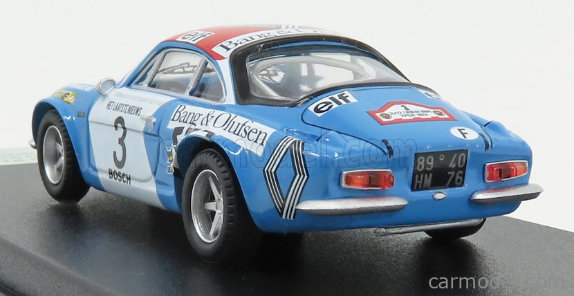 Trofeu RRbe40 – Alpine Renault A110 – Ypres 1972 N°36 – 1/43 Résine – Neuf