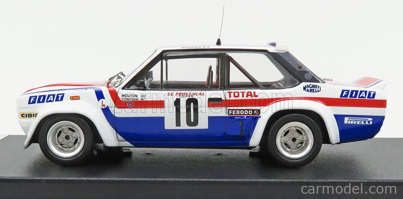 Modellino Trofeu 1/43 Fiat 131 Abarth Alitalia - Vincitore Rally Acropoli 1978 - Pilota W. Rohrl