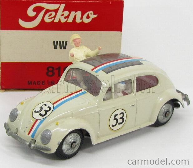 TEKNO 819H Scale 1/43 | VOLKSWAGEN BEETLE N 53 HERBIE 1968 - WALT