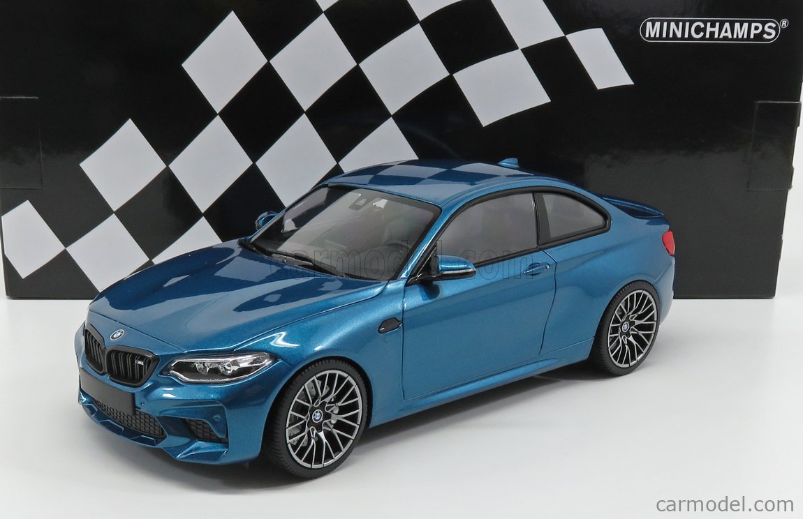MINICHAMPS BMW M2 Competition 2019 Silver 1/18 155028005 - JJMstore