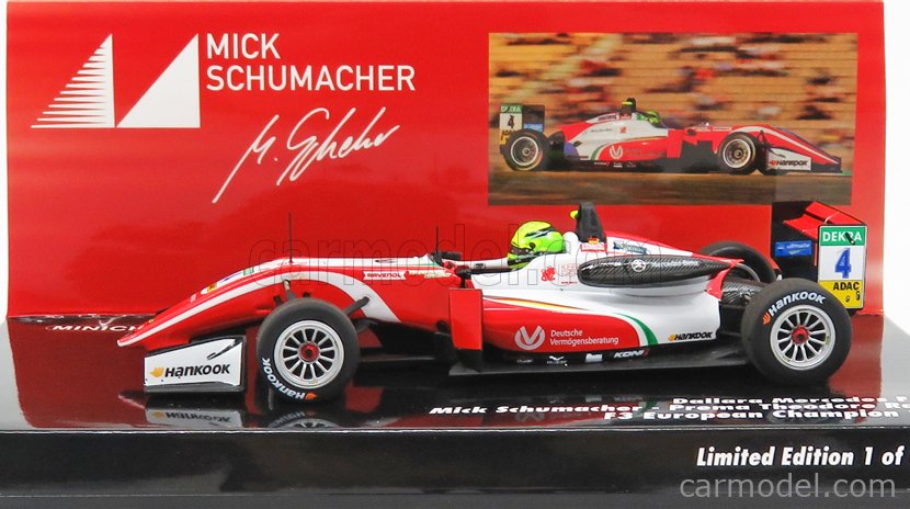 Dallara F317 Mick Schumacher F3 European Champion 2018 1:43 Minichamps 517184304 