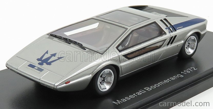 NEO SCALE MODELS NEO44581 Scale 1/43 | MASERATI BOOMERANG CONCEPT CAR 1972  SILVER BLUE