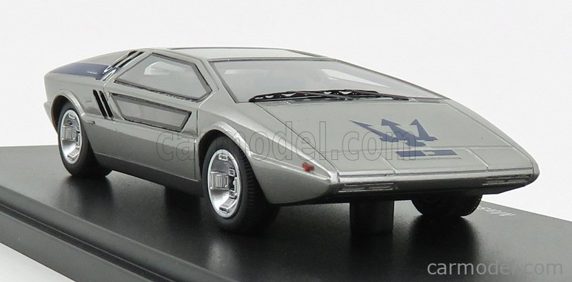 NEO SCALE MODELS NEO44581 Scale 1/43 | MASERATI BOOMERANG CONCEPT CAR 1972  SILVER BLUE