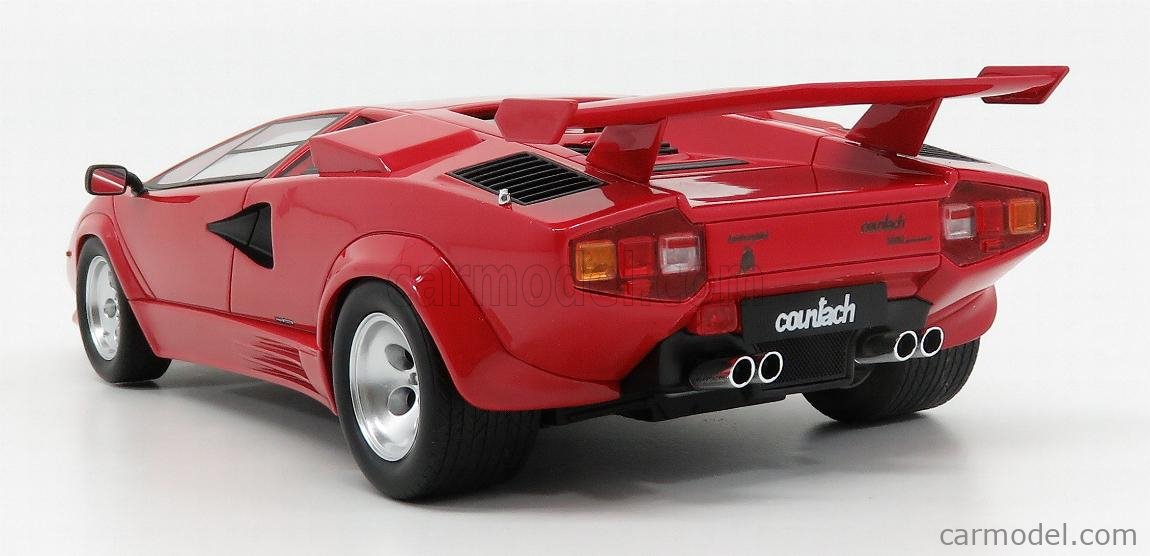 KYOSHO KSR18504R Scale 1/18 | LAMBORGHINI COUNTACH LP5000 QUATTROVALVOLE  1982 RED