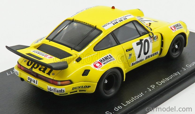 SPARK-MODEL S7512 Scale 1/43 | PORSCHE 911 CARRERA RSR N 70