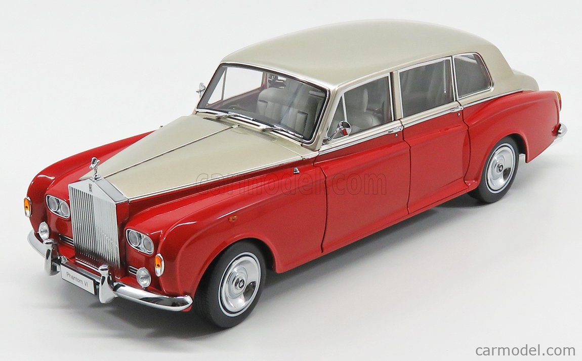 KYOSHO 08905RLB Scale 1/18 | ROLLS ROYCE PHANTOM VI EWB 1968 RED LIGHT ...