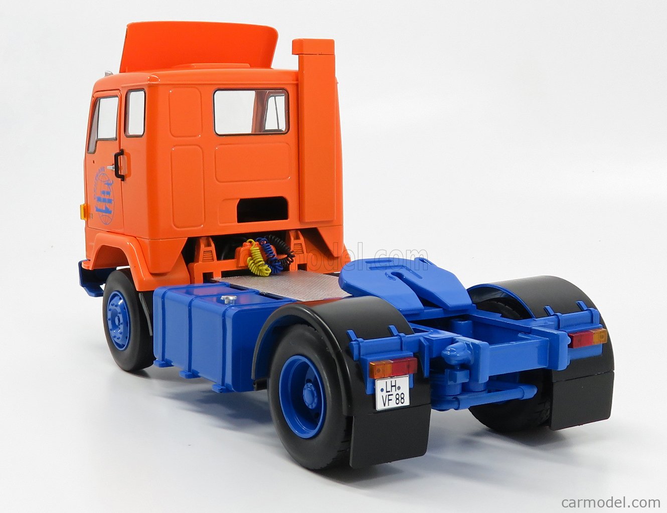 Volvo f88 camions Deutrans 1965 Orange Bleu ROAD KINGS 180062 1:18 Modèle