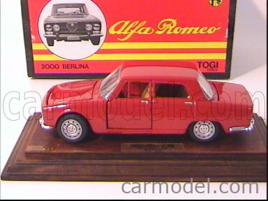 TOGI 8/65 ALFA ROMEO GIULIA GTA #33 - RED 1:23 - GOOD CONDITION - 445