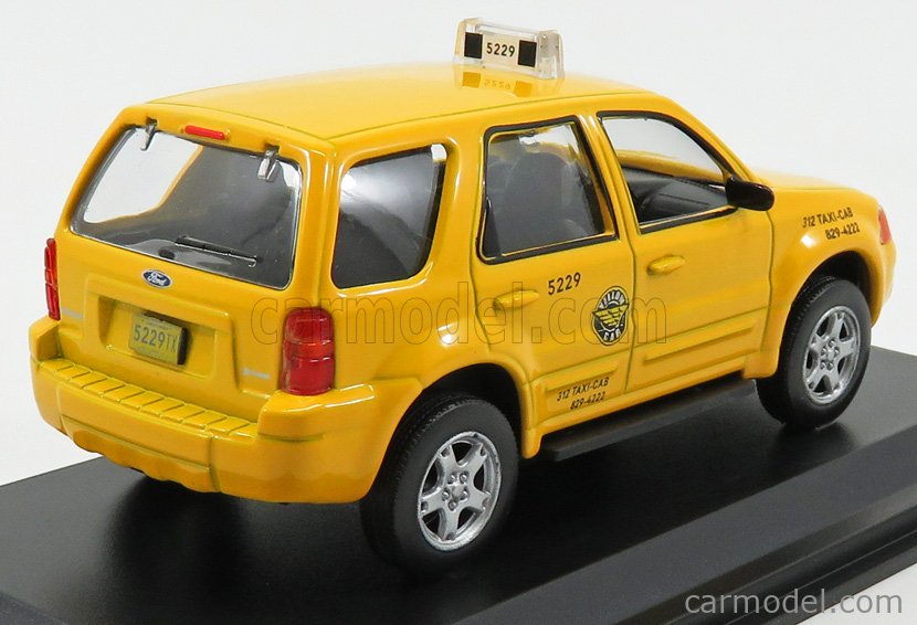 1:43 Ford Escape Hybird Chicago Taxi 2005 Model Car Diecast Vehicle Collection