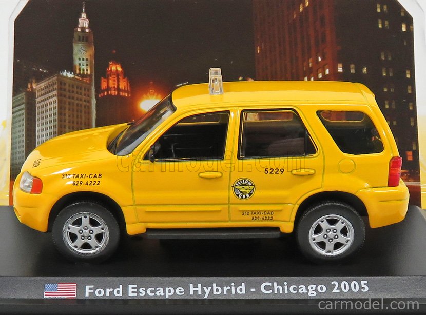 Taxi Collection 1/43 Ford Escape Hybrid Chicago 2005 Diecast 