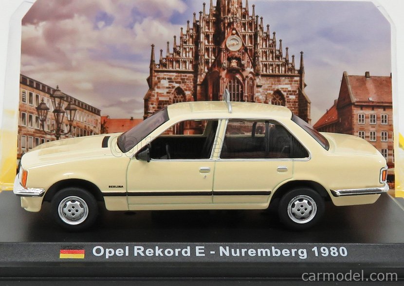 OPEL Rekord E Atlas 1:43 german Taxi Nuremberg 1980 