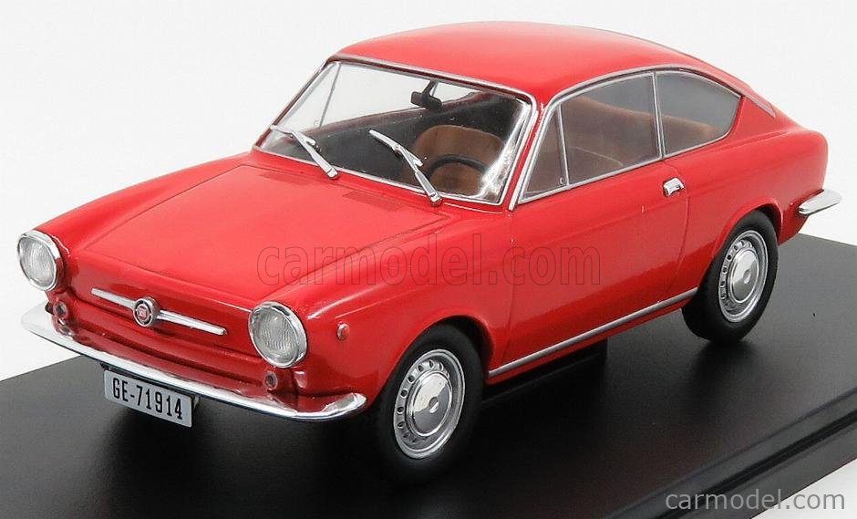 Seat Fiat 850 Coupe 1967 Red EDICOLA 1:24 SALRMIT019 Model