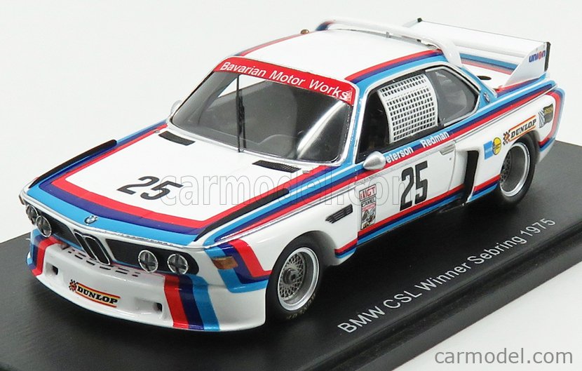 新品：未開封】スパーク 1/43 BMW 3.0 CSL No.25 1975年 セブリング12 