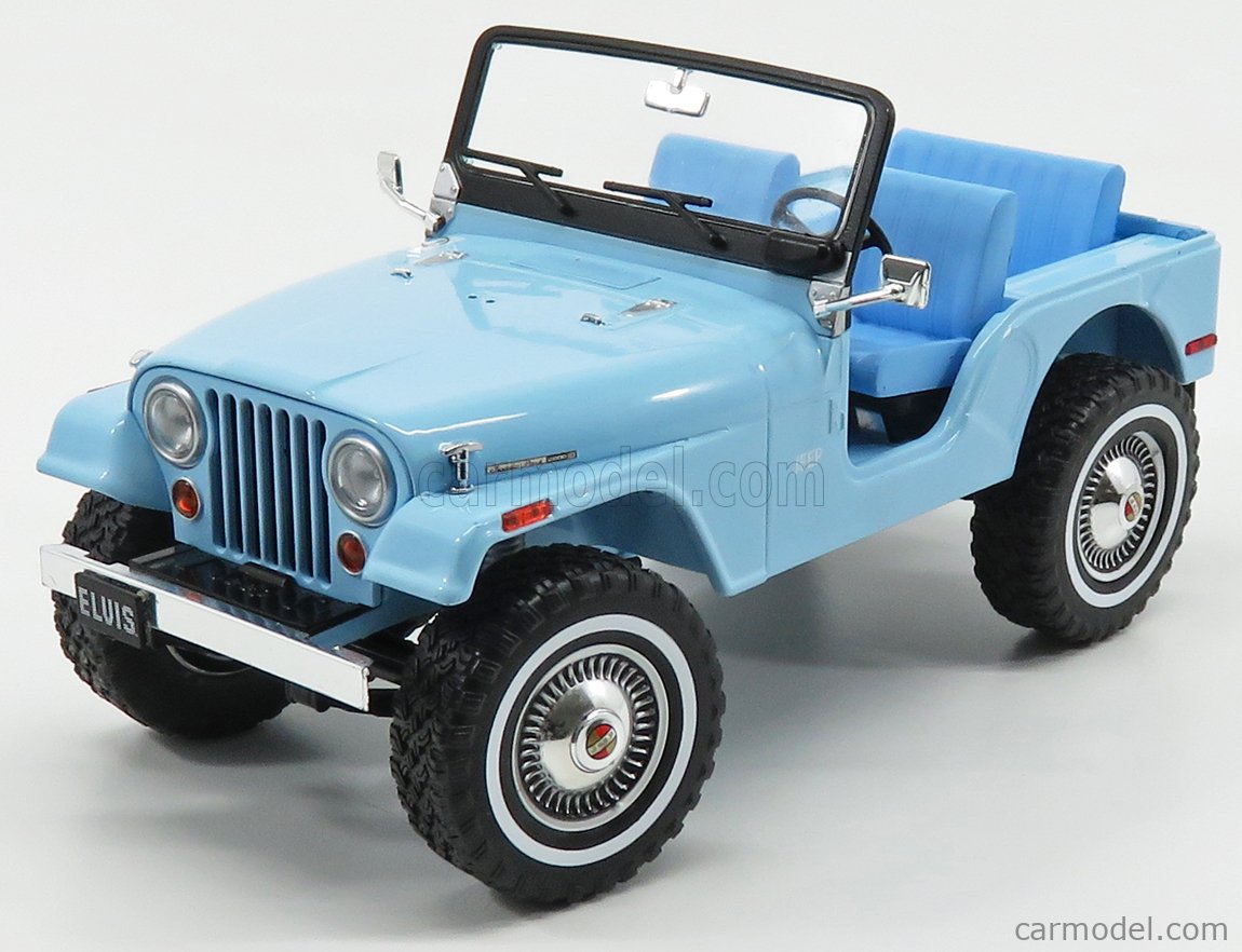 1935-77 GreenLight 1/64 Elvis Presley - Jeep CJ-5 Sierra Blue 29955 