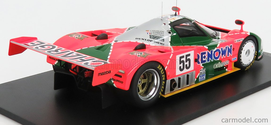 MAZDA - 787B 2.6L TEAM MAZDASPEED CO. LTD. N 55 WINNER 24h LE MANS 1991  B.GACHOT - J.HERBERT - V.WEIDLER