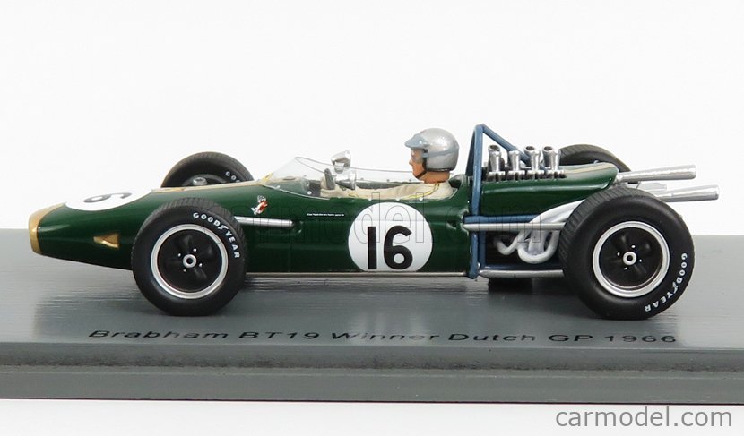 SPARK-MODEL S7114 Scale 1/43 | BRABHAM F1 BT19 N 16 WINNER NETHERLAND ...